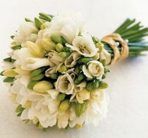 Wedding bouquet of freesias #33